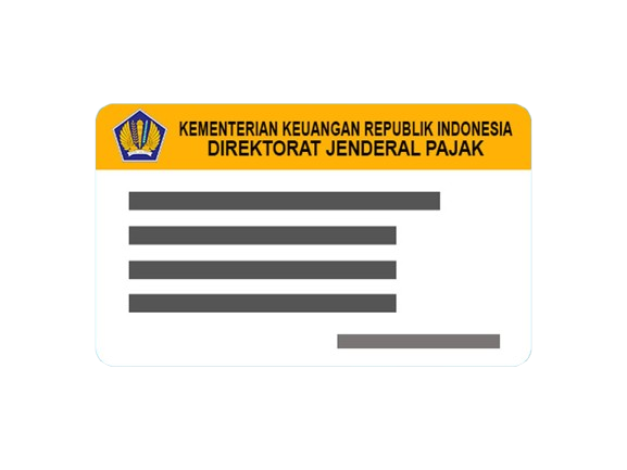 Contoh NPWP - diperlukan untuk pinjaman BPKB di atas Rp100 juta